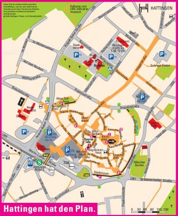 Hattingen Innenstadtplan zum Download